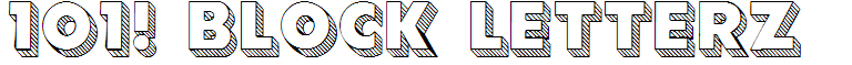 101! Block LetterZ