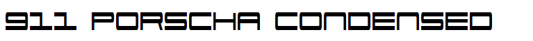 911 Porscha Condensed