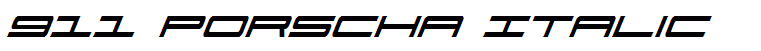 911 Porscha Italic
