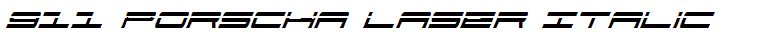 911 Porscha Laser Italic