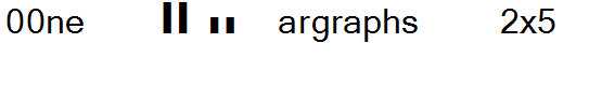 00ne Bargraphs 2x5