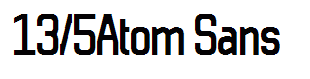 13/5Atom Sans