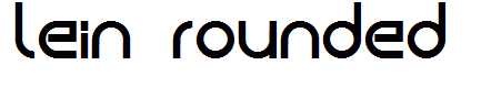 Lein Rounded
