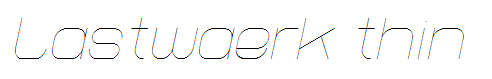 Lastwaerk thin