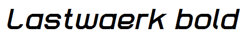 Lastwaerk bold