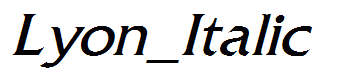 Lyon_Italic