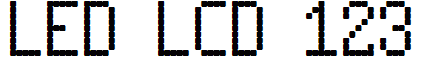 LED LCD 123