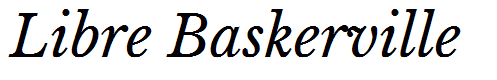 Libre Baskerville