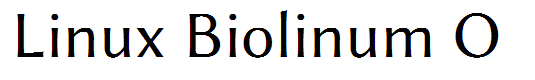Linux Biolinum O