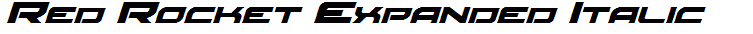 Red Rocket Expanded Italic