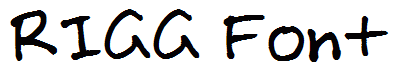 RIGG Font