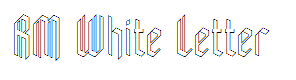 RM White Letter
