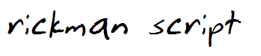 rickman script