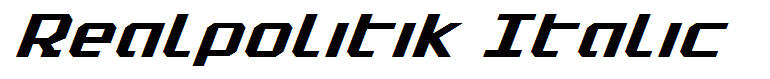 Realpolitik Italic