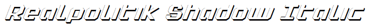 Realpolitik Shadow Italic