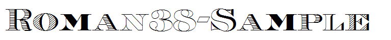 Roman38-Sample