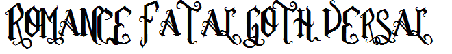 Romance Fatal Goth Versal