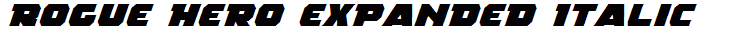 Rogue Hero Expanded Italic