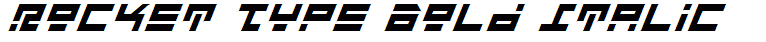 Rocket Type Bold Italic