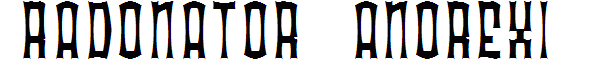Radonator Anorexia