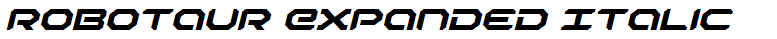 Robotaur Expanded Italic