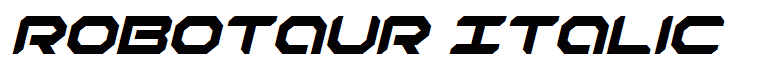 Robotaur Italic