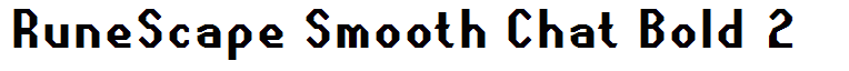 RuneScape Smooth Chat Bold 2