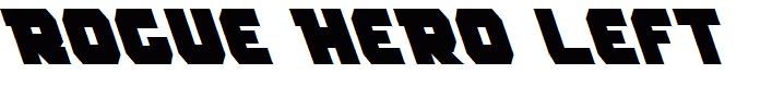 Rogue Hero Left
