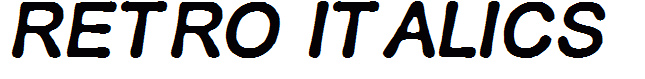 RETRO ITALICS