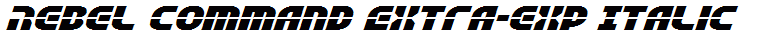 Rebel Command Extra-exp Italic