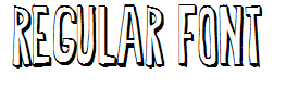 Regular Font