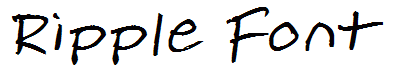 Ripple Font