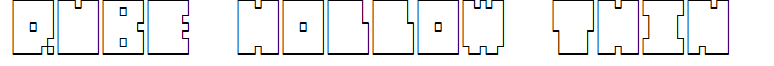 QUBE HOLLOW THIN