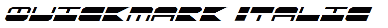 Quickmark Italic