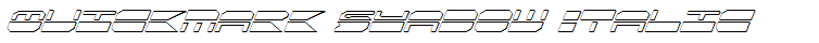 Quickmark Shadow Italic