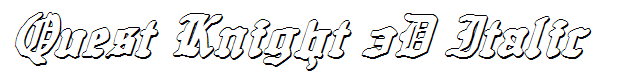 Quest Knight 3D Italic