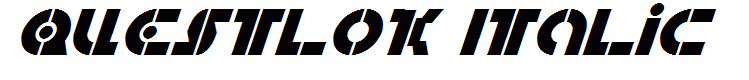 Questlok Italic