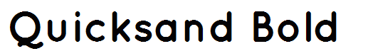 Quicksand Bold