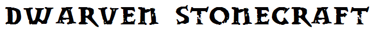 Dwarven Stonecraft