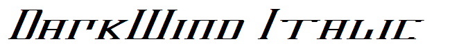 DarkWind Italic