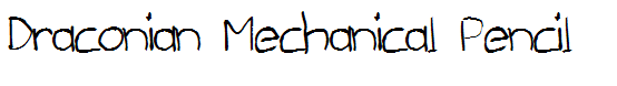 Draconian Mechanical Pencil