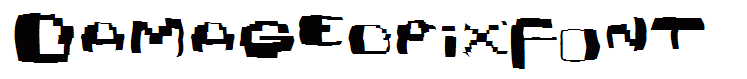 Damagedpixfont