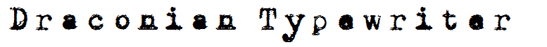 Draconian Typewriter