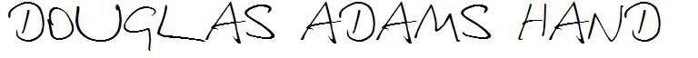Douglas Adams Hand
