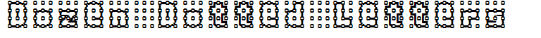 Dozen Dotted Letters