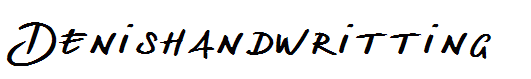 Denishandwritting