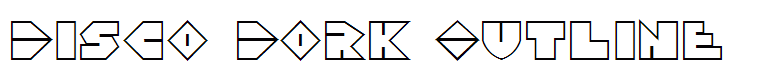 Disco Dork Outline