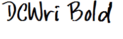 DCWri Bold