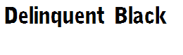 Delinquent Black