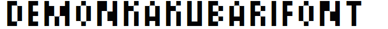 DemonKakubariFont